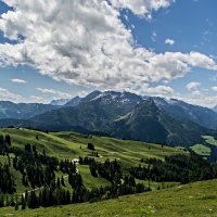Letní Alpy kolem Dachsteinu