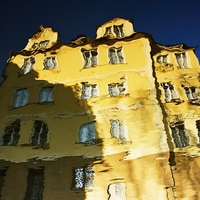 Pražské Benátky (zrcadlení)