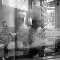 kuchař v Shanghaji