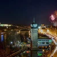 Praha novoroční