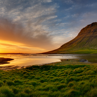 Zátoka Breiðafjörður - Kirkjufell - Island