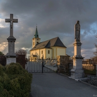Kostel sv.Martina - Pustá Polom Opavsko