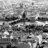Praha z ptačí perspektivy