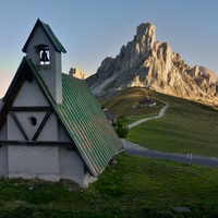Kaplička na Passo Giau