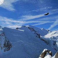letím na Mount Blanc
