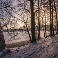 Ranni u rybnika Pokoje