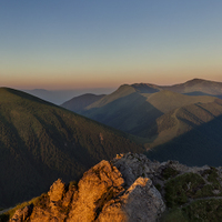 Malá Fatra - pohled z Velkého Rozsutce