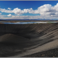nad jezerem Myvatn