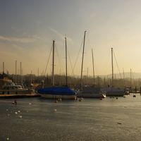 zamrzlé jezero Neuchatel 