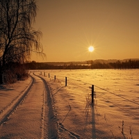 Slunce a sníh