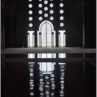 v mešitě Muhamada II. v Casablance  