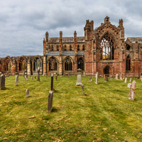 Melrose Abbey..