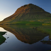 Půlnoční Kirkjufell