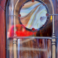 vitráž ve dveřích