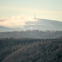 35km vzdálený Praděd