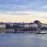 Praha tříkrálová (podvečerní)