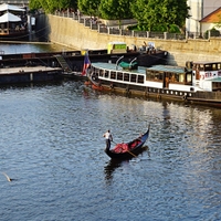 Gondola na Vltavě