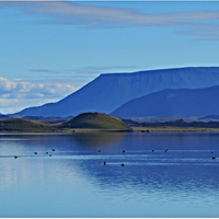 na jezeře Myvatn