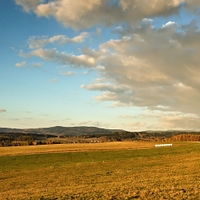 ...podkrkonošský podvečer.....