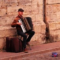 Rižský muzikant.