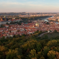 Podzimní panoráma z Petřína