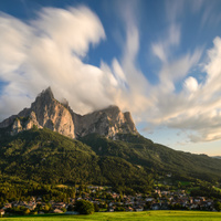 ...kterak se na Alpe di Siusi ženili čerti