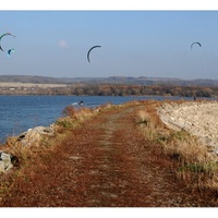 Kite surfing na Rozkoši