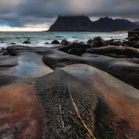 Uttakleiv Beach - Lofoten Islands - Norway