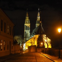 noční Vyšehrad