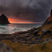 Kvalvika beach - Lofoten Islands - Norway