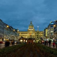 Vánoční Václavské náměstí
