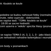 TEMA DNE: Koulelo se koule