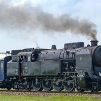 Slavná parní lokomotiva a salonní vagon T. G. M.