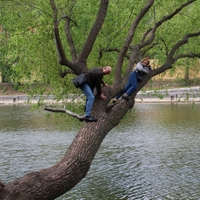 Odvážní turisté.