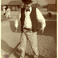 Hráč (hist(e)orická fotografie z archivu města Nelson City