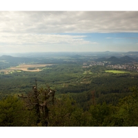 ...než se mlha rozplynula...Lužická krajina...