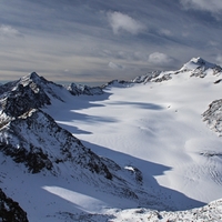 Pohled z Tiefenbachu 3249 m.n.m