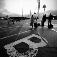 Charleroi airport (čekání na bus)