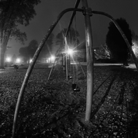 večer v parku