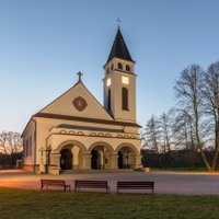 Modrá hodinka u Kostela Krista Krále - Ostrava Svinov