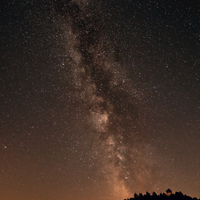 Mléčná dráha nad Hartenštejnem