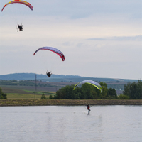 Paragliding s chlazením.