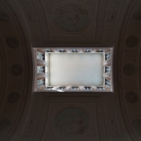 Pannonhalmské arciopatství - Knihovna (strop)