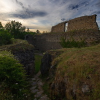 zákoutí hradu Buben