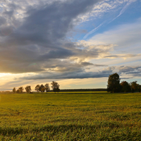 Soumrak nad krajinou