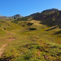 Passo Falzarego- vlevo Croda Negro