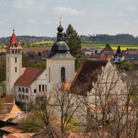 Vlašim ze shora