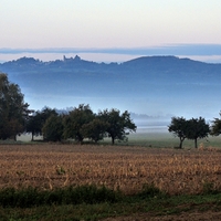 Zamlžený hrad Lipnice