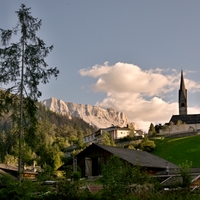 Vesnický kostelík- Dolomity