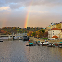 Duha nad Prahou